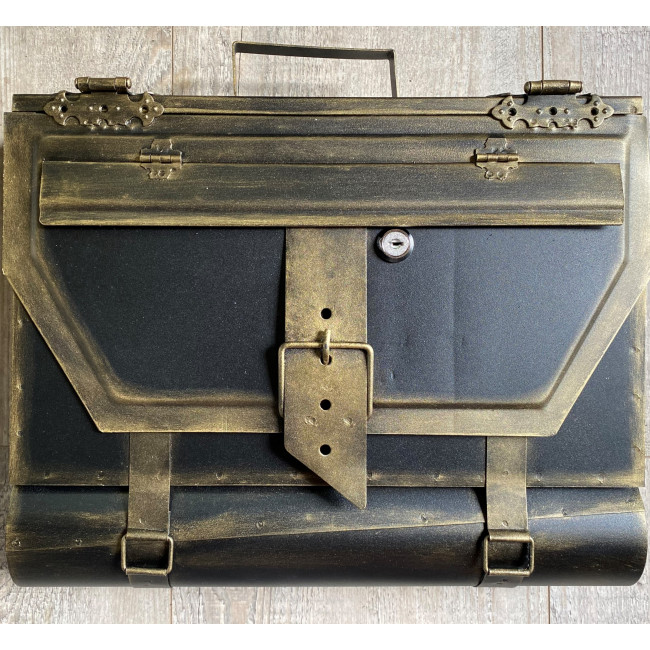 kovaná poštová schránka v tvare tašky